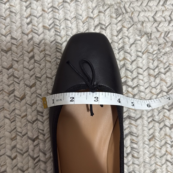 Madewell Black April Leather Flats - Picture 7 of 7